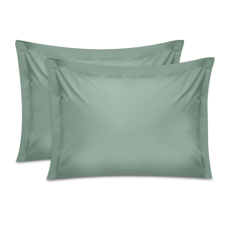 Μαξιλαροθήκες ύπνου Tonne Cotton Box Σετ 2 τμχ χρώμα πράσινο 50x80+5εκ. Μαξιλαροθήκες ύπνου Tonne Cotton Box Σετ 2 τμχ χρώμα πράσινο 50x80+5εκ.