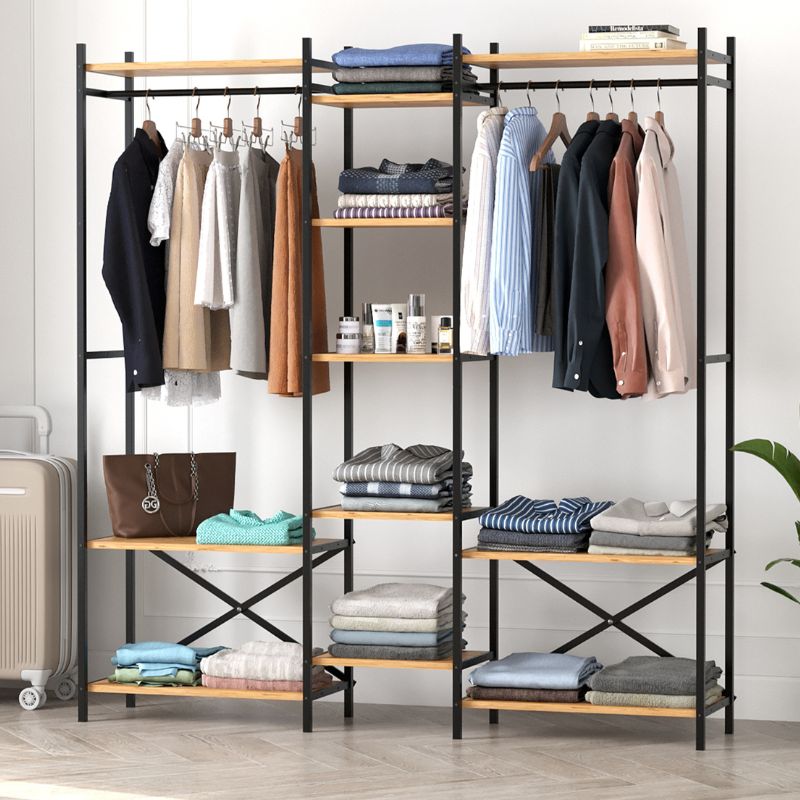 Ντουλάπα ρούχων ανοιχτή - Έπιπλο εισόδου Openix Megapap χρώμα pine oak 171 Ντουλάπα ρούχων ανοιχτή - Έπιπλο εισόδου Openix Megapap χρώμα pine oak 171