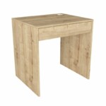 Γραφείο εργασίας Mida Megapap χρώμα sapphire oak 72x60x73,8εκ. - Image 6