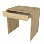 Γραφείο εργασίας Mida Megapap χρώμα sapphire oak 72x60x73,8εκ. - Image 7