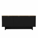 Μπουφές Bohema Megapap χρώμα μαύρο - sepet oak 180x47x76,6εκ. - Image 8