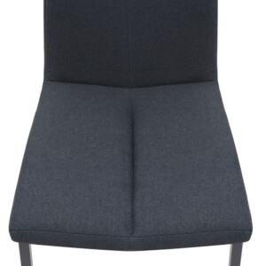 Καρέκλα τραπεζαρίας Fina Megapap ανθρακί ύφασμα - μεταλλικό μαύρο πόδι 43x58x95εκ. - Image 9