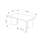 Τραπεζάκι σαλονιού Sam Megapap χρώμα neo travertine 100x60x41,8εκ. - Image 5