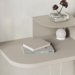 Κομοδίνο επιτοίχιο Luno Megapap με LED χρώμα sandstone 40x30x16,2εκ. - Image 5