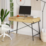 Γραφείο εργασίας Naive Megapap χρώμα sapphire oak 113