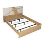 Κρεβάτι Bergamo Megapap χρώμα φυσικό οξιάς 160x200εκ. - Image 4