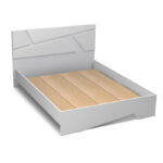 Κρεβάτι Efes Megapap χρώμα λευκό 160x200εκ. - Image 3