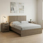 Κρεβάτι Troy Megapap χρώμα καρυδί 140x190εκ. - Image 2