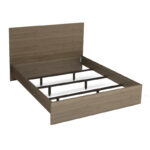 Κρεβάτι Troy Megapap χρώμα καρυδί 150x200εκ. - Image 4