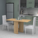 Τραπέζι Pepe Megapap επεκτεινόμενο χρώμα φυσικό οξιάς 28(56+56)x77x75εκ. - Image 2