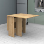 Τραπέζι Pepe Megapap επεκτεινόμενο χρώμα φυσικό οξιάς 28(56+56)x77x75εκ. - Image 6