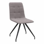 Σετ τραπεζαρία 5τμχ Roger - Bianca Megapap Mdf - ύφασμα χρώμα ακακίας - ανοιχτό μπεζ 120x70x75εκ. - Image 2