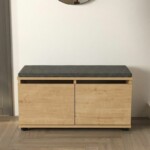 Παπουτσοθήκη Twain Megapap 8 ζευγών χρώμα sapphire oak 80x35x42εκ. - Image 3