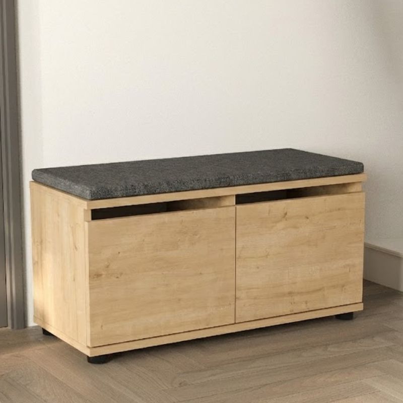 Παπουτσοθήκη Twain Megapap 8 ζευγών χρώμα sapphire oak 80x35x42εκ. Παπουτσοθήκη Twain Megapap 8 ζευγών χρώμα sapphire oak 80x35x42εκ.