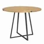 Σετ τραπεζαρία 5τμχ Rubes - Jacob Megapap χρώμα φυσικό οξιάς - κυπαρισσί Ø100x78εκ. - Image 4