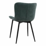 Σετ τραπεζαρία 5τμχ Rubes - Chiara Megapap χρώμα φυσικό οξιάς - πράσινο Ø100x78εκ. - Image 3