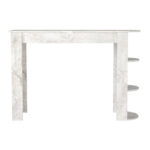 Τραπέζι μπαρ Vigne Megapap χρώμα λευκό εφέ μαρμάρου 150x51,6x101,8εκ. - Image 7