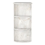 Τραπέζι μπαρ Vigne Megapap χρώμα λευκό εφέ μαρμάρου 150x51,6x101,8εκ. - Image 8