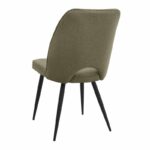 Σετ τραπεζαρία 5τμχ Darlen - Christy Megapap χρώμα λευκό - λαδί 125x72x74εκ. - Image 3