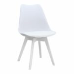 Σετ τραπεζαρία 5τμχ Darlen - Viva Megapap χρώμα sencron black - λευκό 125x72x74εκ. - Image 2