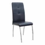 Σετ τραπεζαρία 5τμχ Darlen - Alma Megapap χρώμα sencron black - μαύρο 125x72x74εκ. - Image 2