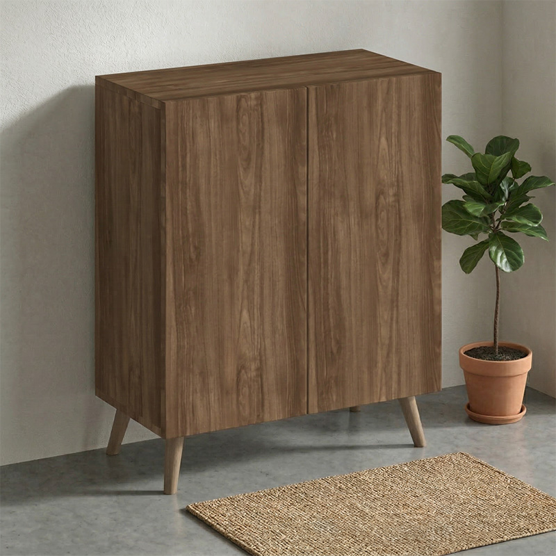 Παπουτσοθήκη Luce Megapap χρώμα καρυδί 70x35x85εκ. Παπουτσοθήκη Luce Megapap χρώμα καρυδί 70x35x85εκ.