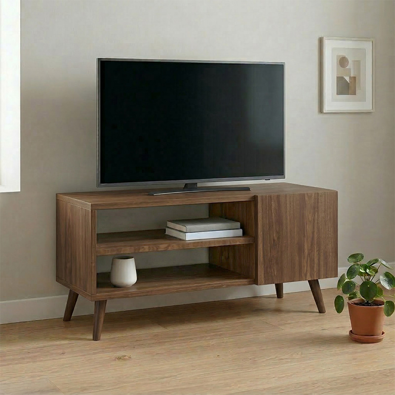 Έπιπλο τηλεόρασης Parma Megapap χρώμα καρυδί 90x30x40εκ. Έπιπλο τηλεόρασης Parma Megapap χρώμα καρυδί 90x30x40εκ.