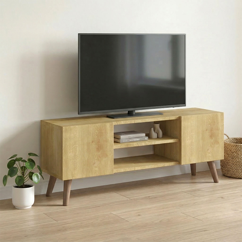 Έπιπλο τηλεόρασης Etna Megapap χρώμα sapphire oak 120x30x45εκ. Έπιπλο τηλεόρασης Etna Megapap χρώμα sapphire oak 120x30x45εκ.