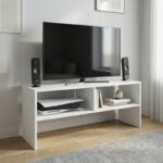 Έπιπλο τηλεόρασης Beirut Megapap χρώμα λευκό 80x30x40εκ.