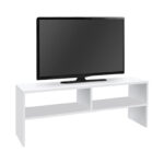 Έπιπλο τηλεόρασης Beirut Megapap χρώμα λευκό 120x30x40εκ. - Image 2