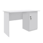 Γραφείο εργασίας με κλειδαριά Moto Megapap χρώμα λευκό 110x60x75εκ. - Image 4