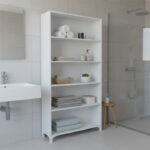 Βιβλιοθήκη Kafka Megapap χρώμα λευκό 70x30x188εκ. - Image 2