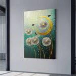 Πίνακας σε καμβά "Wildflowers" Megapap ψηφιακής εκτύπωσης 70x100x3εκ. - Image 2