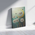 Πίνακας σε καμβά "Wildflowers" Megapap ψηφιακής εκτύπωσης 70x100x3εκ. - Image 3