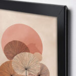 Πίνακας "Pink Leaves" Megapap ψηφιακής εκτύπωσης 50x70εκ. - Image 2