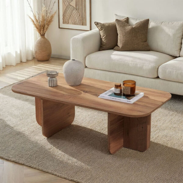 Τραπεζάκι σαλονιού Becaj Megapap χρώμα atlantic pine 120x60x41