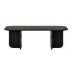 Τραπεζάκι σαλονιού Becaj Megapap χρώμα black wood 120x60x41,4εκ. - Image 4