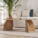 Τραπεζάκι σαλονιού Melina Megapap χρώμα sapphire oak 120x60x40εκ. - Image 5