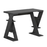 Γραφείο εργασίας Papillon Megapap χρώμα ανθρακί 106x50x75εκ - Image 4
