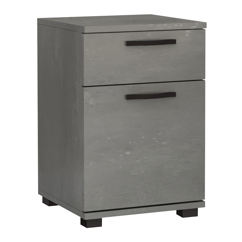 Κομοδίνο - Συρταριέρα γραφείου Veto Megapap χρώμα γκρι σκυροδέματος 40x39x57εκ. Κομοδίνο - Συρταριέρα γραφείου Veto Megapap χρώμα γκρι σκυροδέματος 40x39x57εκ.