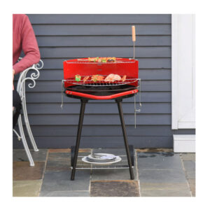 Τροχήλατη Ψησταριά - Μπάρμπεκιου με Κάρβουνο 51 x 70 x 75.5 cm Outsunny 01-0562 - Image 4