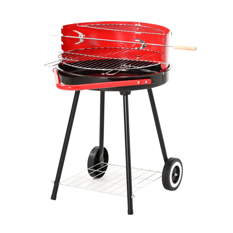 Τροχήλατη Ψησταριά - Μπάρμπεκιου με Κάρβουνο 51 x 70 x 75.5 cm Outsunny 01-0562 Τροχήλατη Ψησταριά - Μπάρμπεκιου με Κάρβουνο 51 x 70 x 75.5 cm Outsunny 01-0562