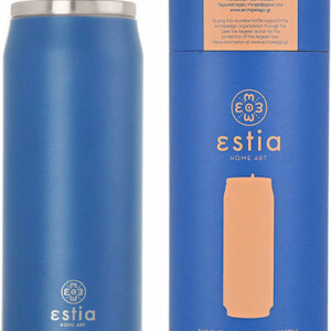 ESTIA Θερμός Ταξιδιού 500ml "Save the Aegean"σε Τζιν Μπλε Χρώμα 01-12076