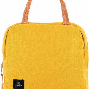 ESTIA Ισοθερμική Τσάντα Φαγητού "Save the Aegean" 6lt Κίτρινο Ανανάς 01-17040