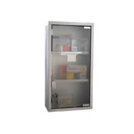 Μεταλλικό Ντουλάπι Φαρμακείου από Ανοξείδωτο Ατσάλι 48 x 25 x 12 cm HOMCOM 02-0546 - Image 2