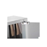 Μεταλλικό Ντουλάπι Φαρμακείου από Ανοξείδωτο Ατσάλι 48 x 25 x 12 cm HOMCOM 02-0546 - Image 4