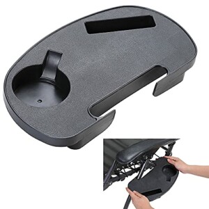 BAKAJI  Πτυσσόμενη Πολυθρόνα Κήπου Βαρύτητας Μηδέν από Ατσάλι και Ύφασμα Οξφόρδης με Δίσκο Μπεζ  02011801 - Image 5