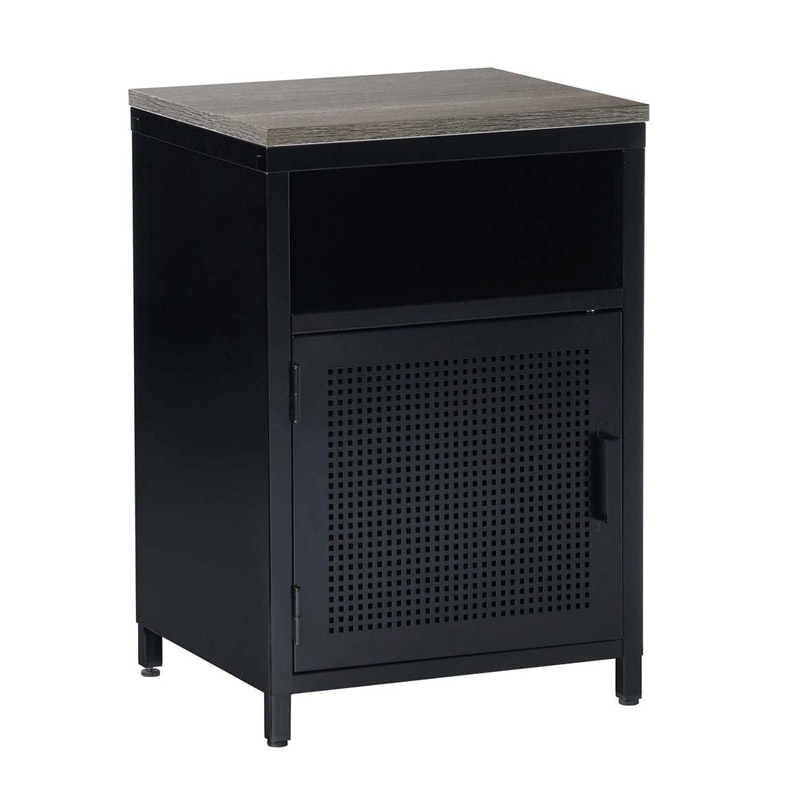 Μεταλλικό Κομοδίνο με 1 Ντουλάπι και 1 Ράφι 56 x 39 x 35 cm Bakaji 02012078 Μεταλλικό Κομοδίνο με 1 Ντουλάπι και 1 Ράφι 56 x 39 x 35 cm Bakaji 02012078