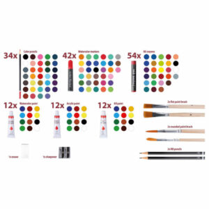 ARTICO  Σετ Ζωγραφικής με Βαλιτσάκι 31 x 45 x 9.8 cm 174 τμχ 02813523 - Image 3