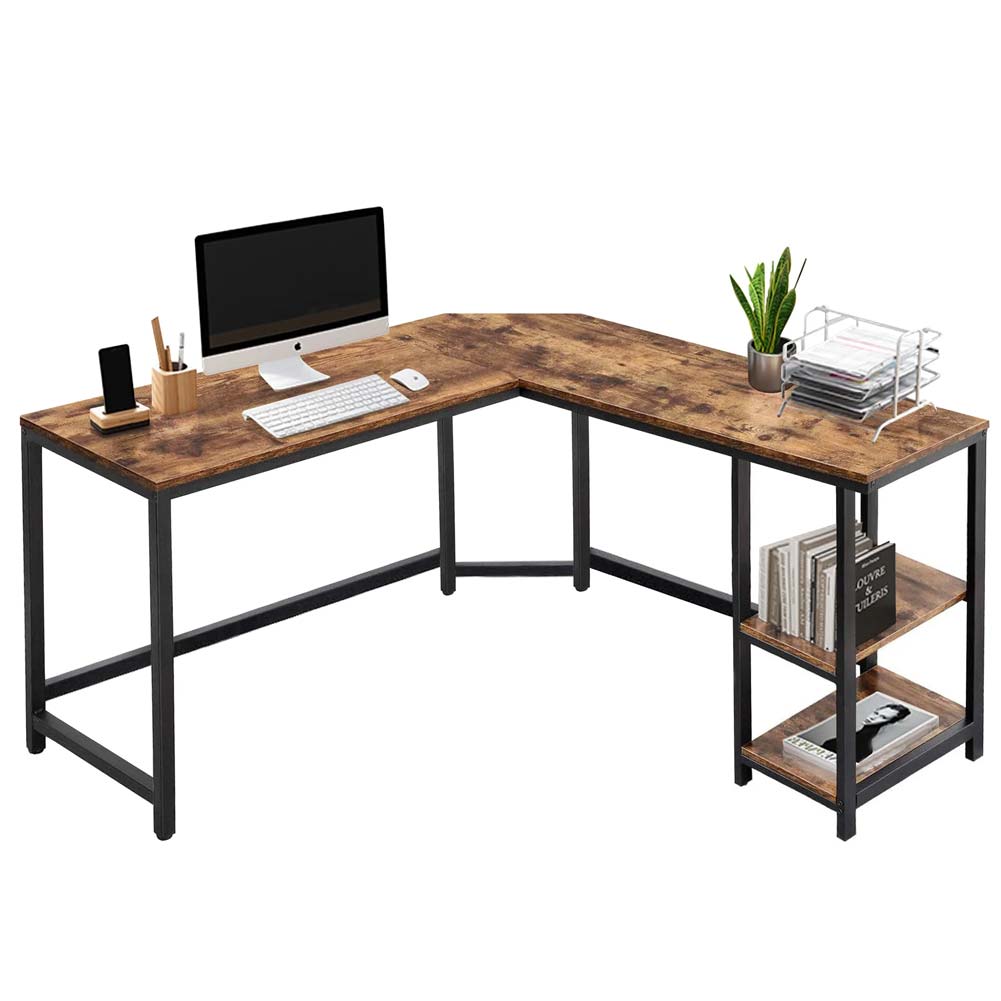 BAKAJI Γραφείο Γωνιακό Βιβλιοθήκη Τραπέζι Υπολογιστή Μεταλλικό Ξύλινο Βιομηχανικό 02813603 BAKAJI Γραφείο Γωνιακό Βιβλιοθήκη Τραπέζι Υπολογιστή Μεταλλικό Ξύλινο Βιομηχανικό 02813603